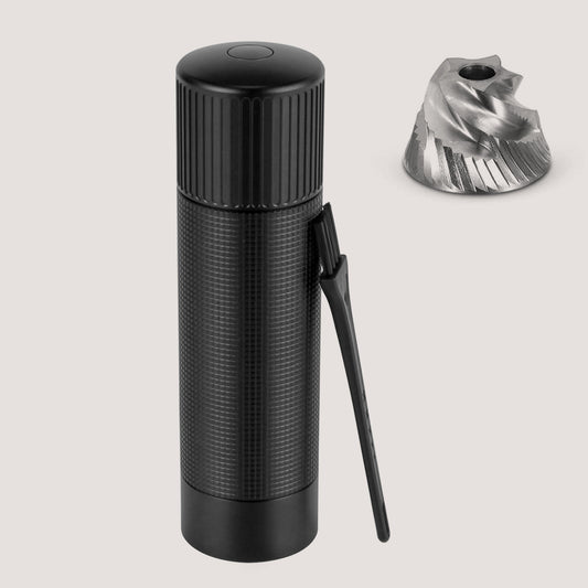 Professional Pepper Grinder Mill,Heavy Duty High Output Aluminum Pepper Mill